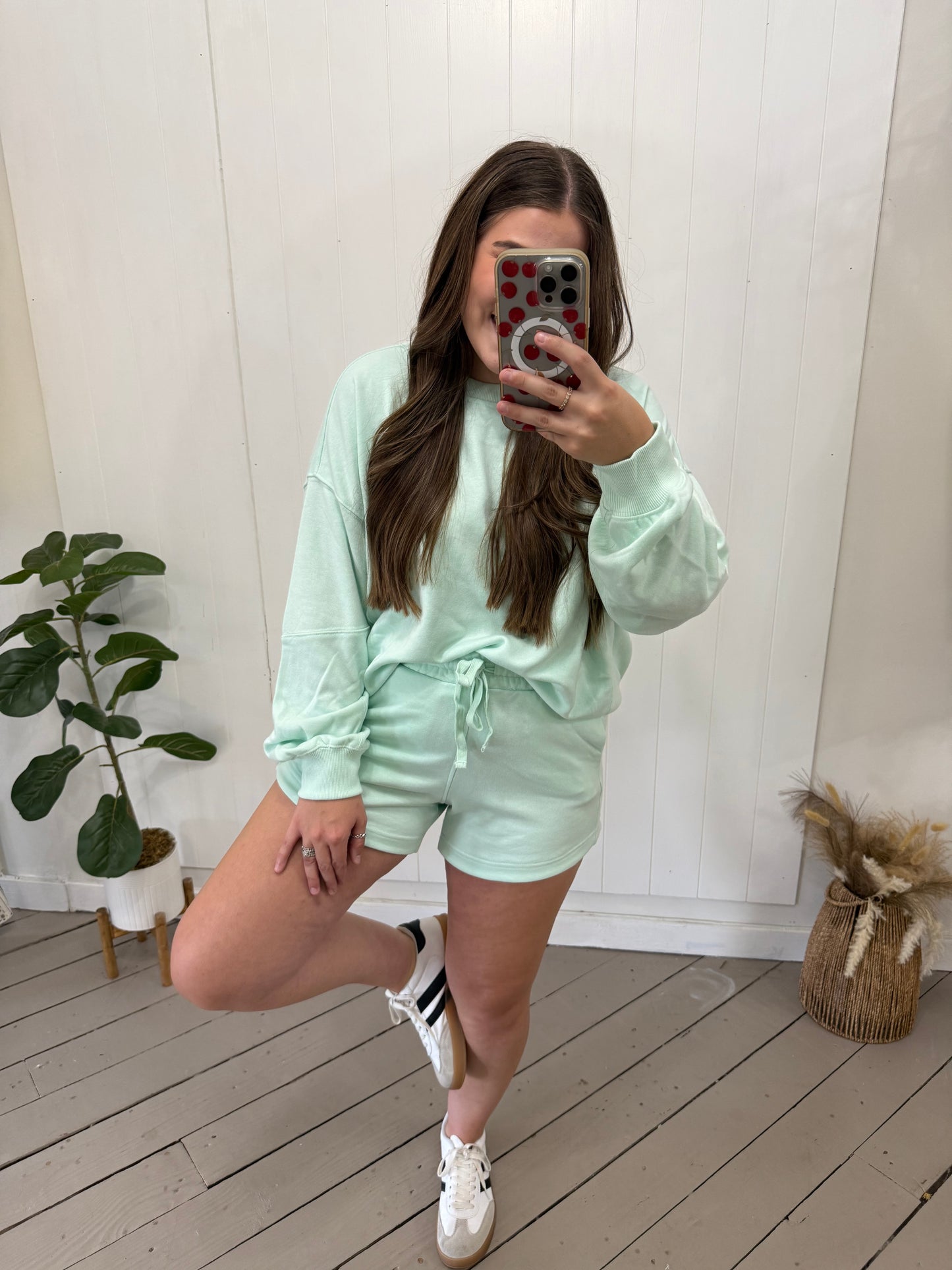 FRESH MINT TERRY SHORT