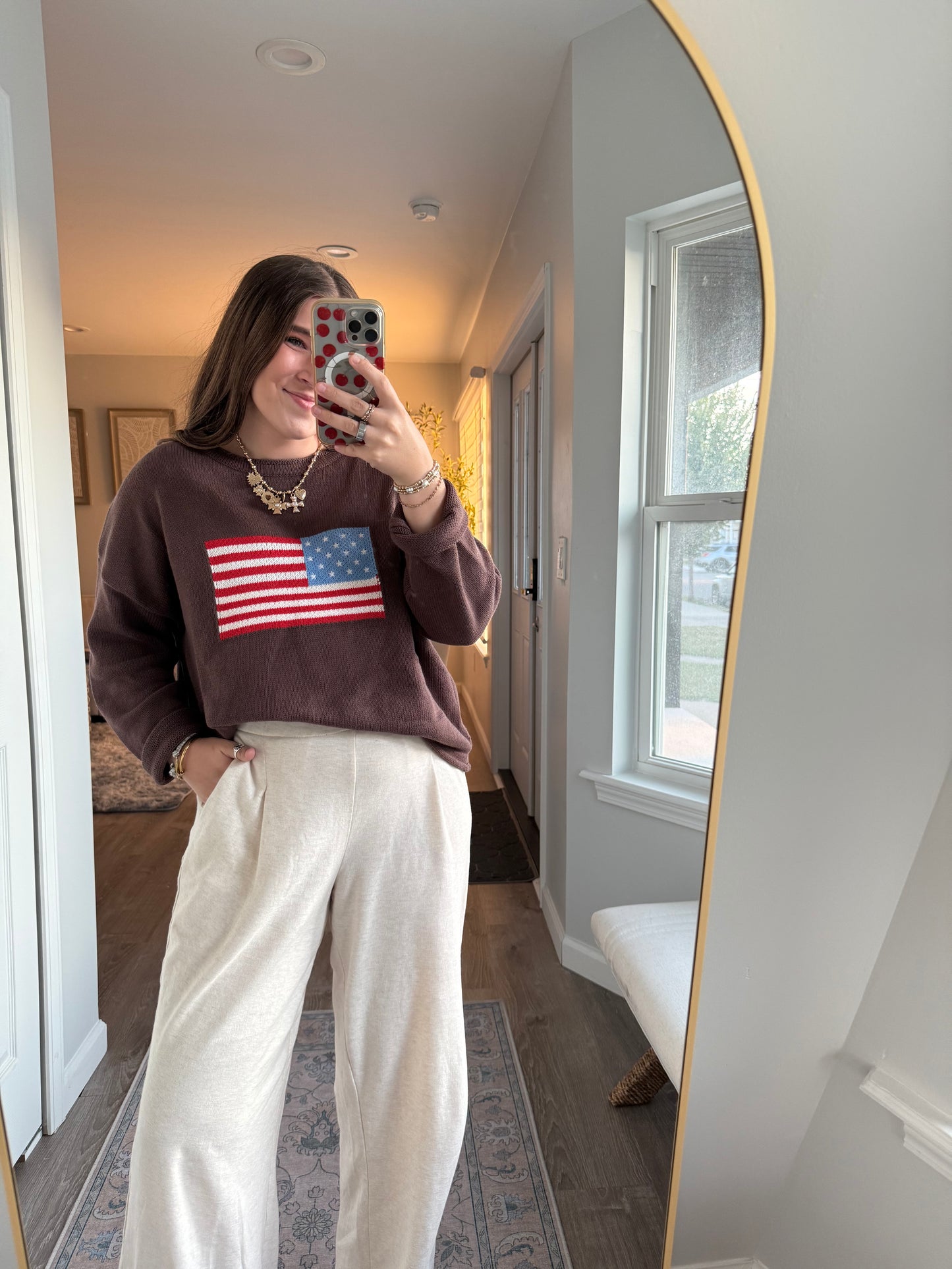 AMERICAN FLAG KNIT