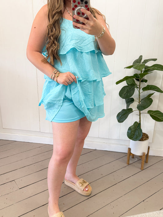 SUMMER DAYS TIERED DRESS