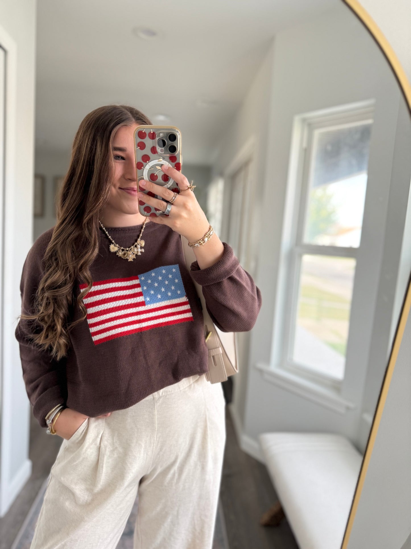 AMERICAN FLAG KNIT