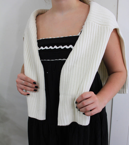 COTTON TIERED SLEEVELESS MAXI DRESS