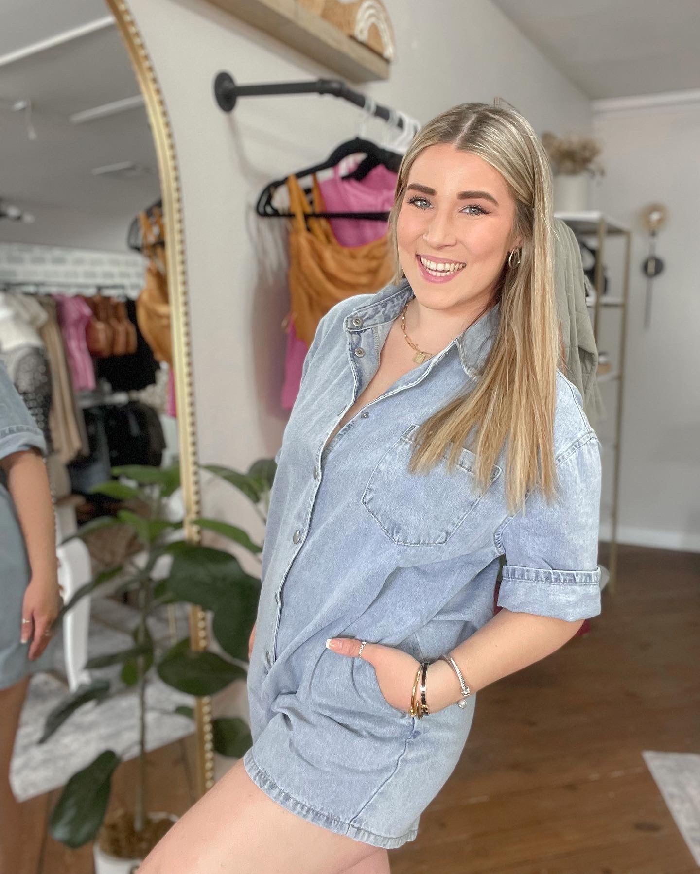 Blue Jean Romper