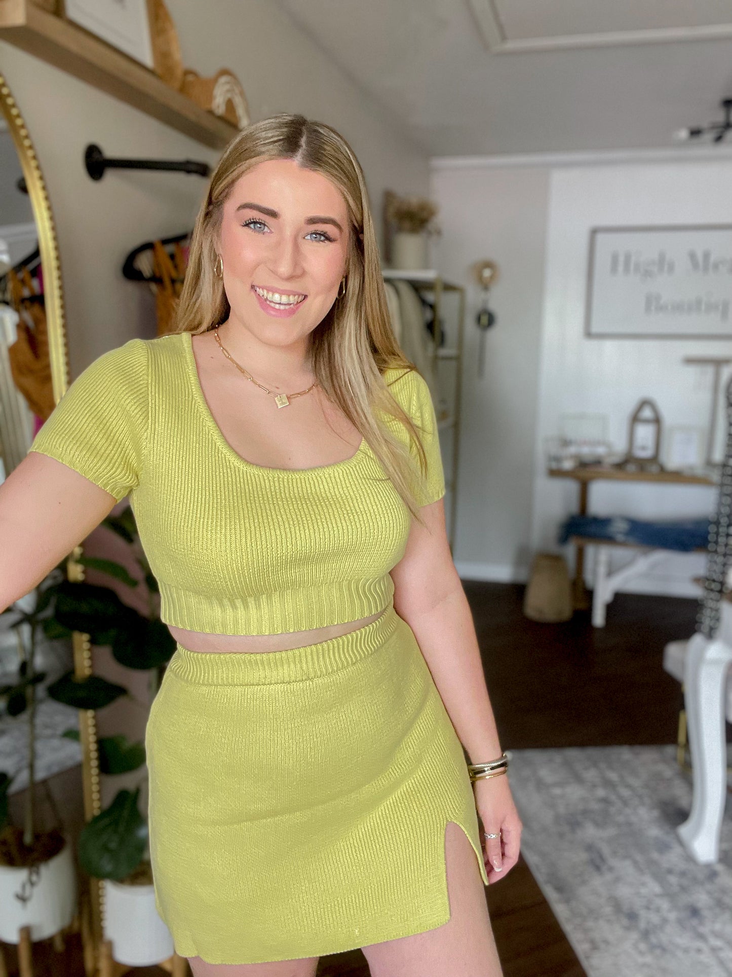 Kiwi Knit Sweater Set