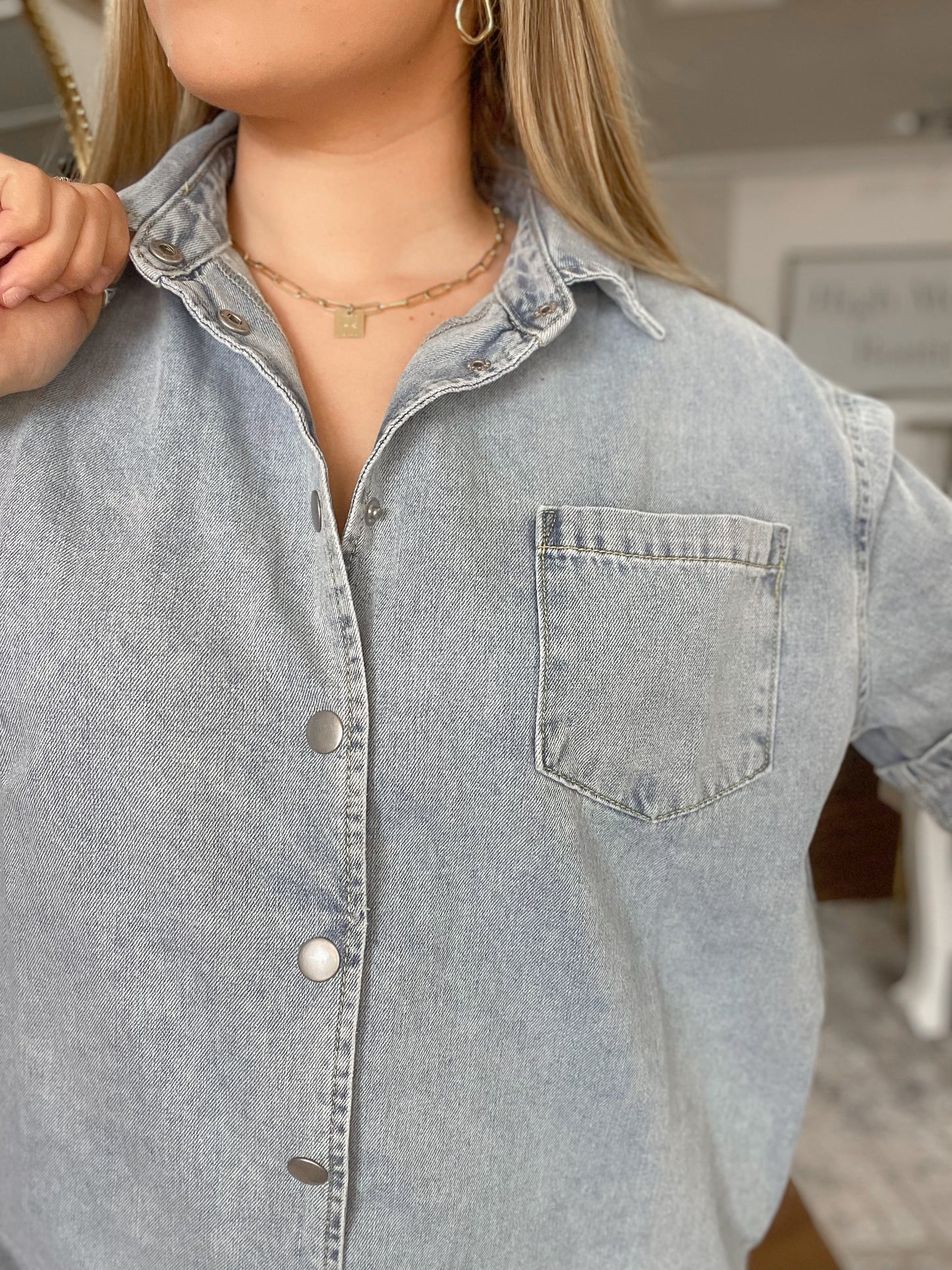 Blue Jean Romper