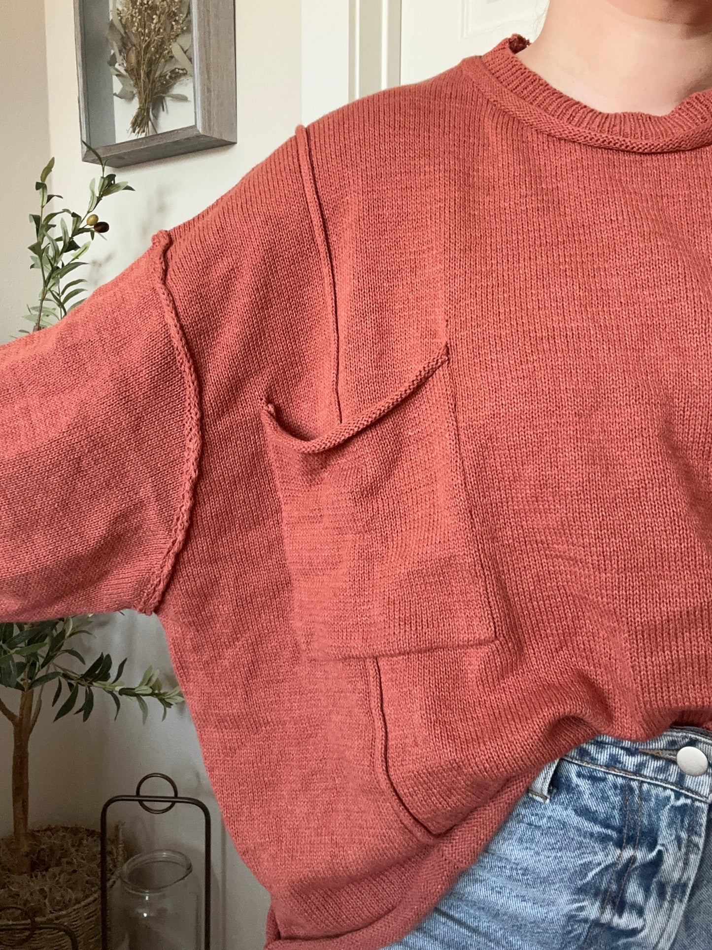 Terracotta Pocket Longsleeve