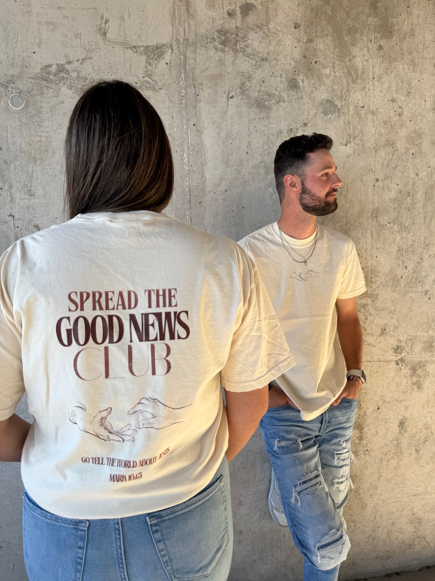 PRE-ORDER | SPREAD THE GOOD NEWS CLUB T-SHIRT