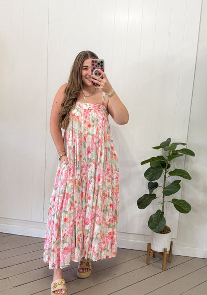 FLORAL PINK MAXI