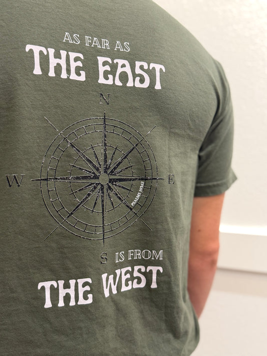 PRE-ORDER | AS FAR AS THE EAST IS FROM THE WEST T-SHIRT
