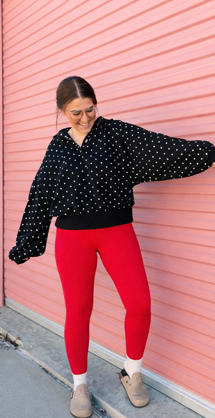 POLKA DOT PULLOVER