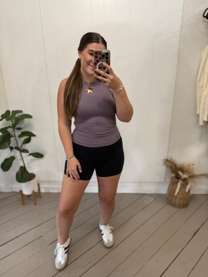 MULBERRY BUTTER RACER BACK TANK