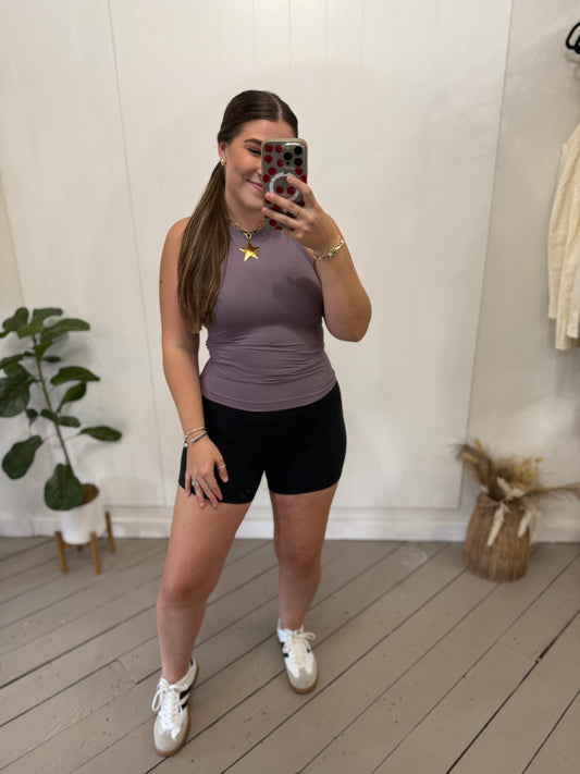 MULBERRY BUTTER RACER BACK TANK