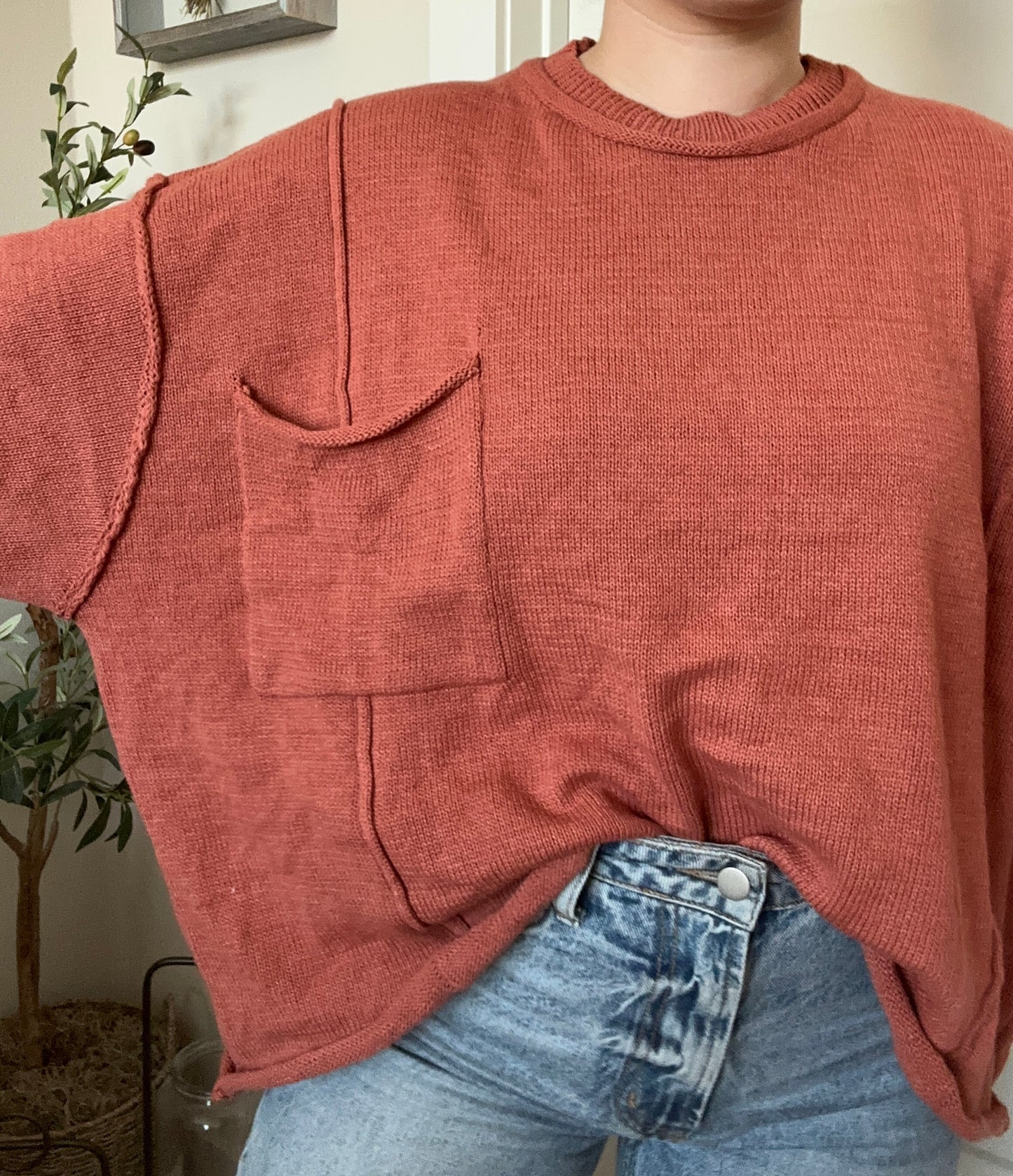 Terracotta Pocket Longsleeve