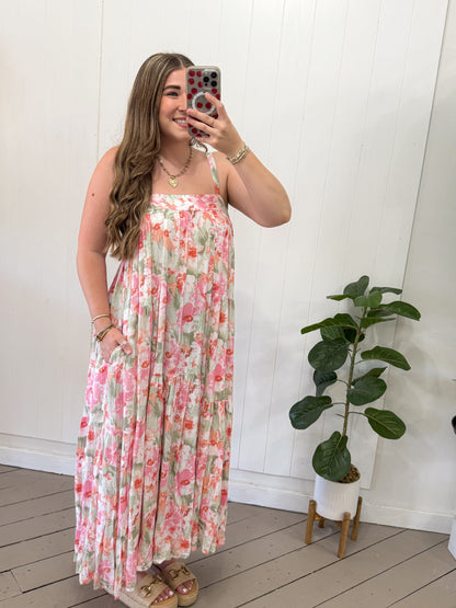 FLORAL PINK MAXI