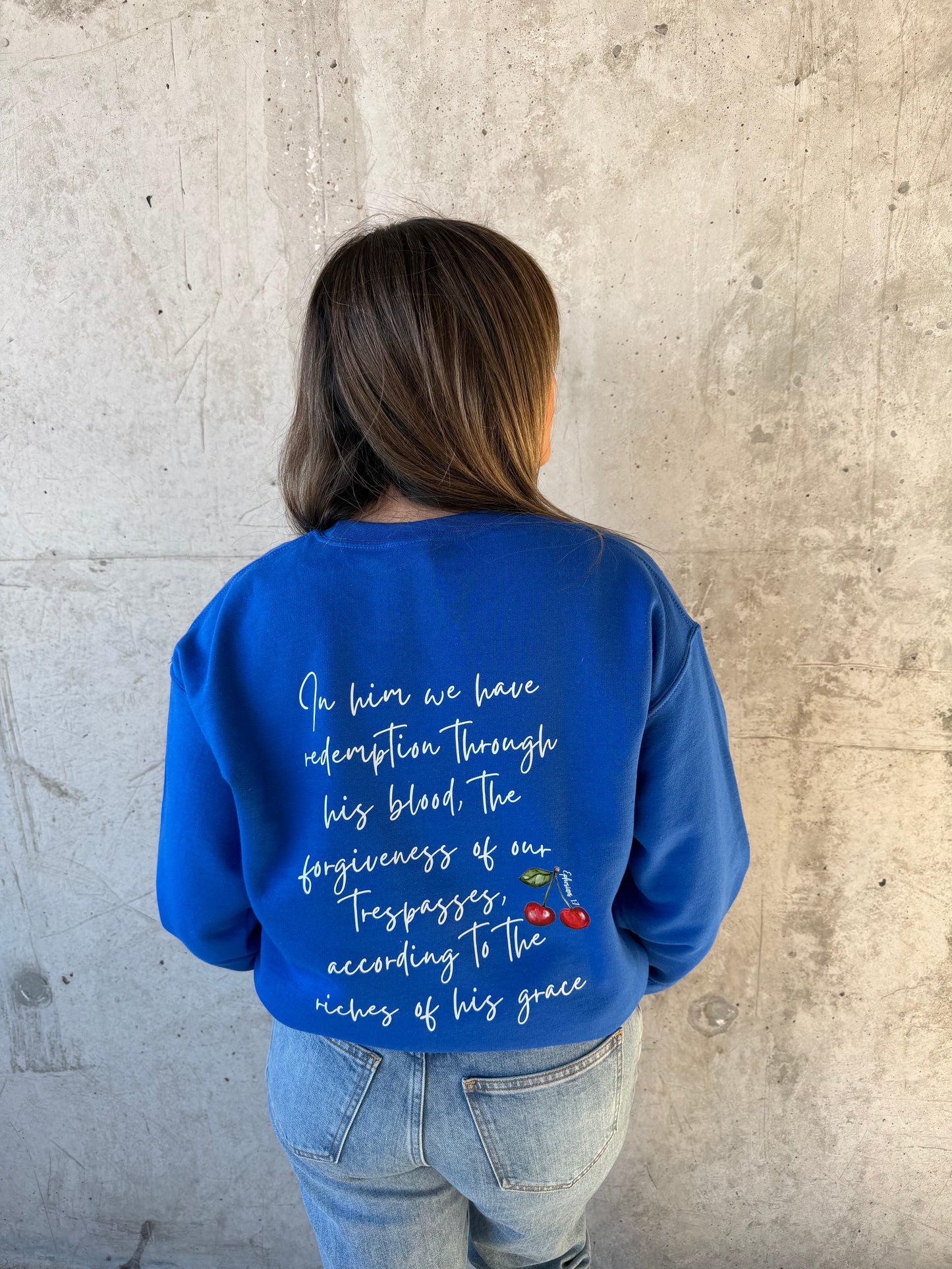 PRE-ORDER | REDEEMED BY HIS GRACE SWEATSHIRT