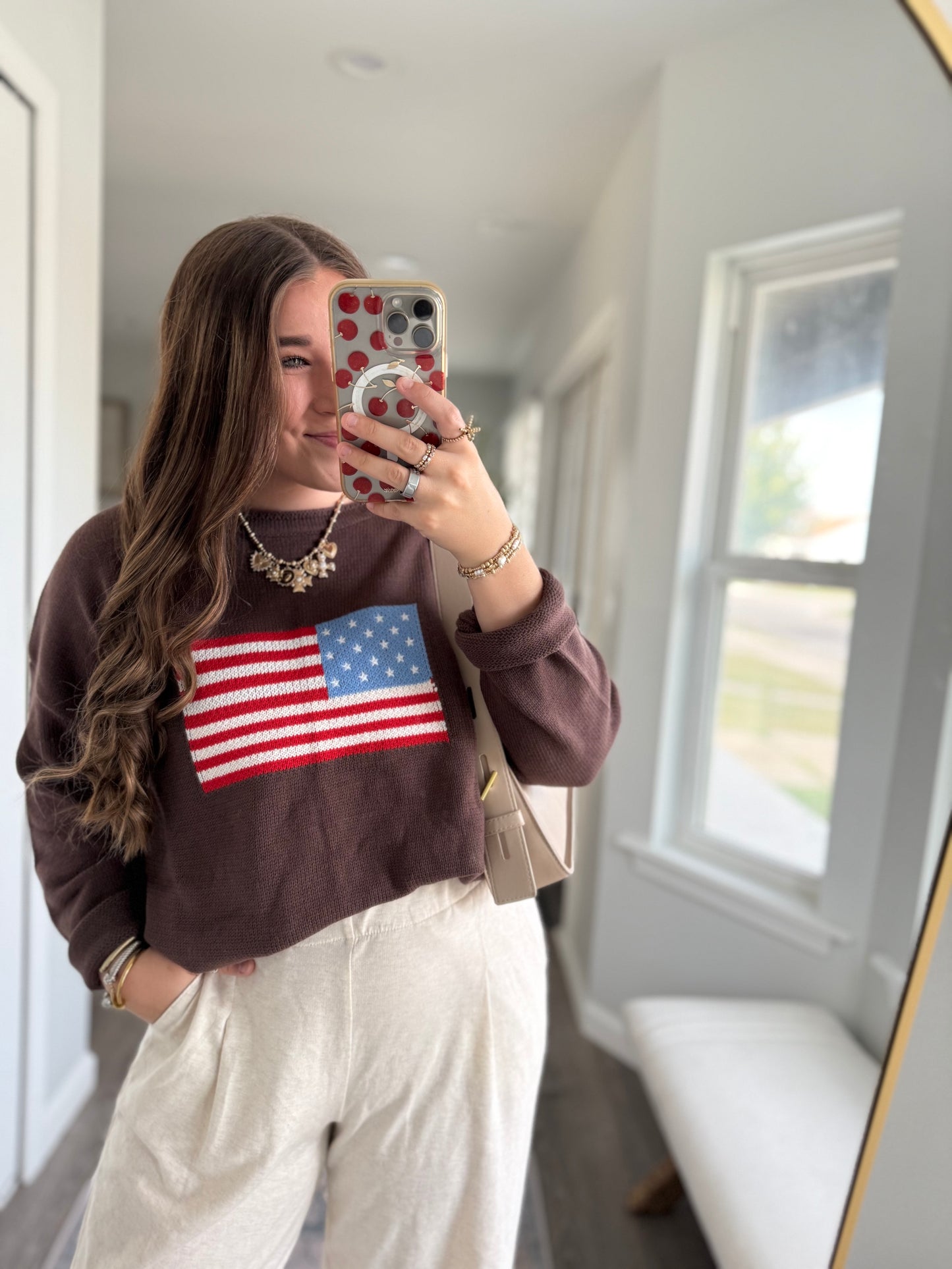 AMERICAN FLAG KNIT