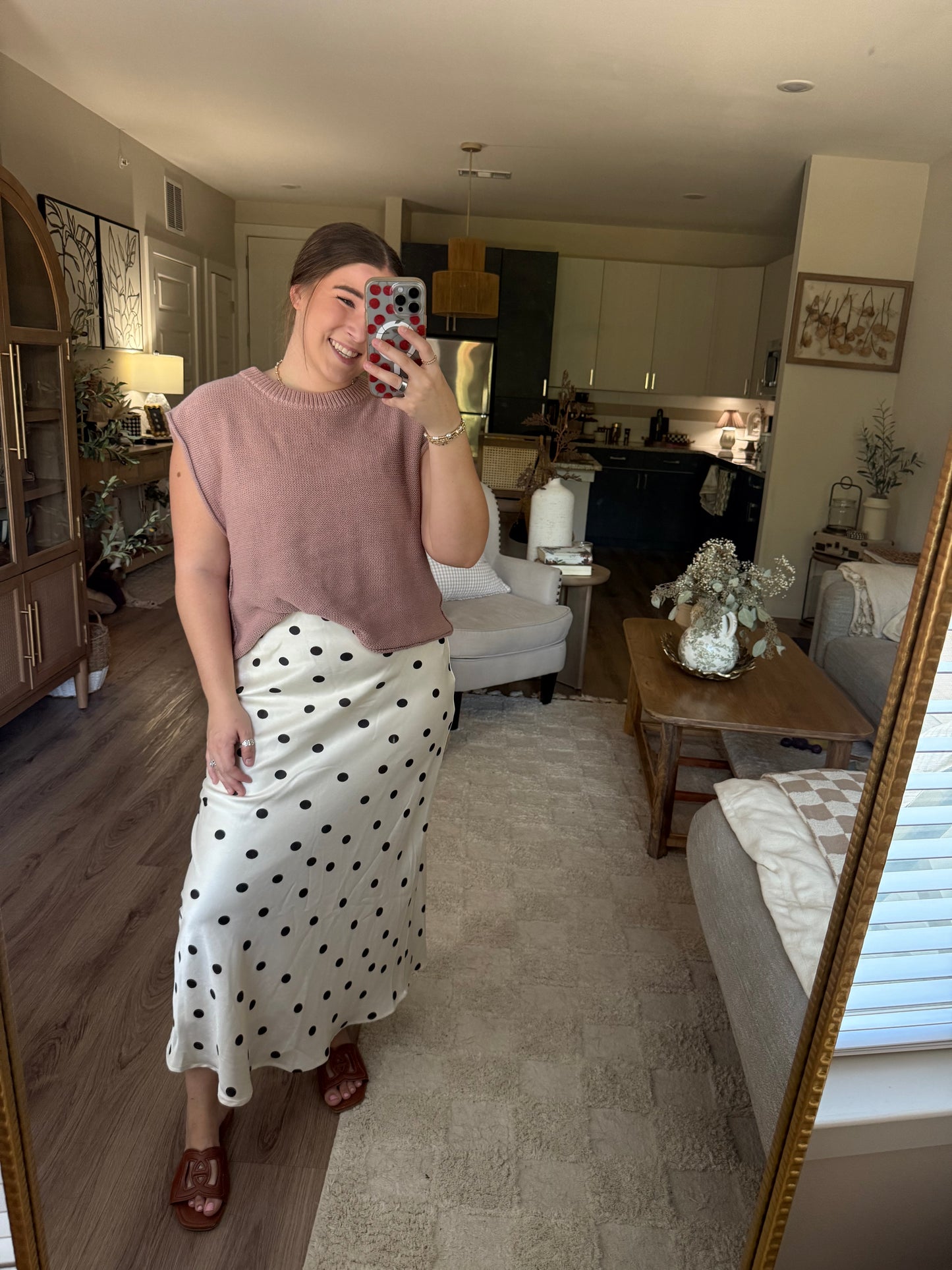 DUSTY ROSE KNIT TOP