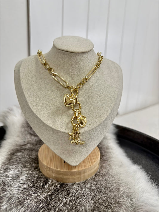 COWGIRL CHARM NECKLACE