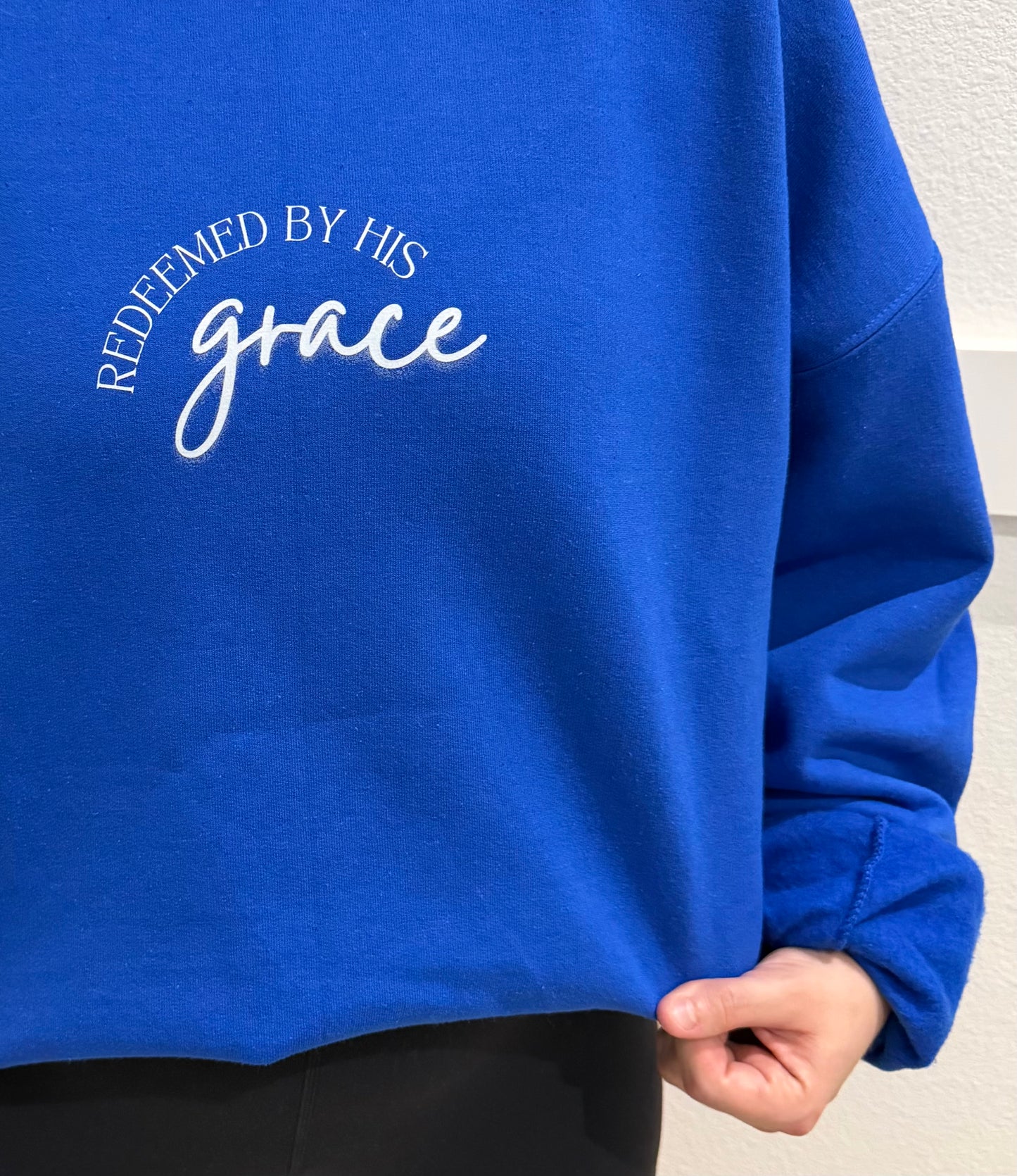 PRE-ORDER | REDEEMED BY HIS GRACE SWEATSHIRT