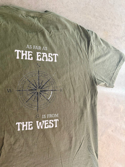 PRE-ORDER | AS FAR AS THE EAST IS FROM THE WEST T-SHIRT