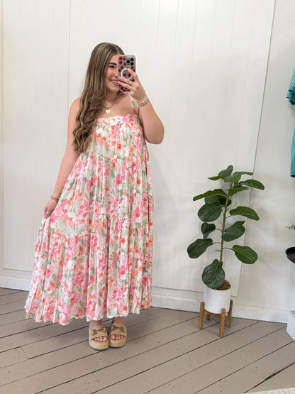 FLORAL PINK MAXI