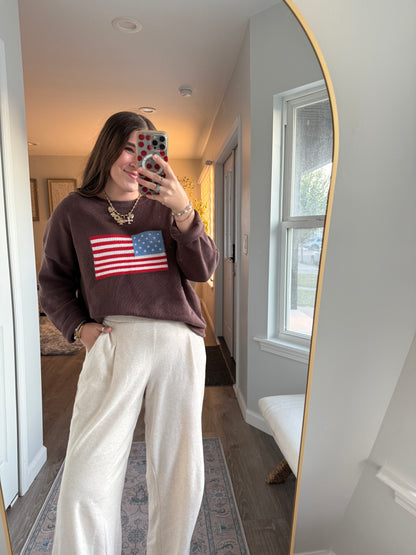 AMERICAN FLAG KNIT