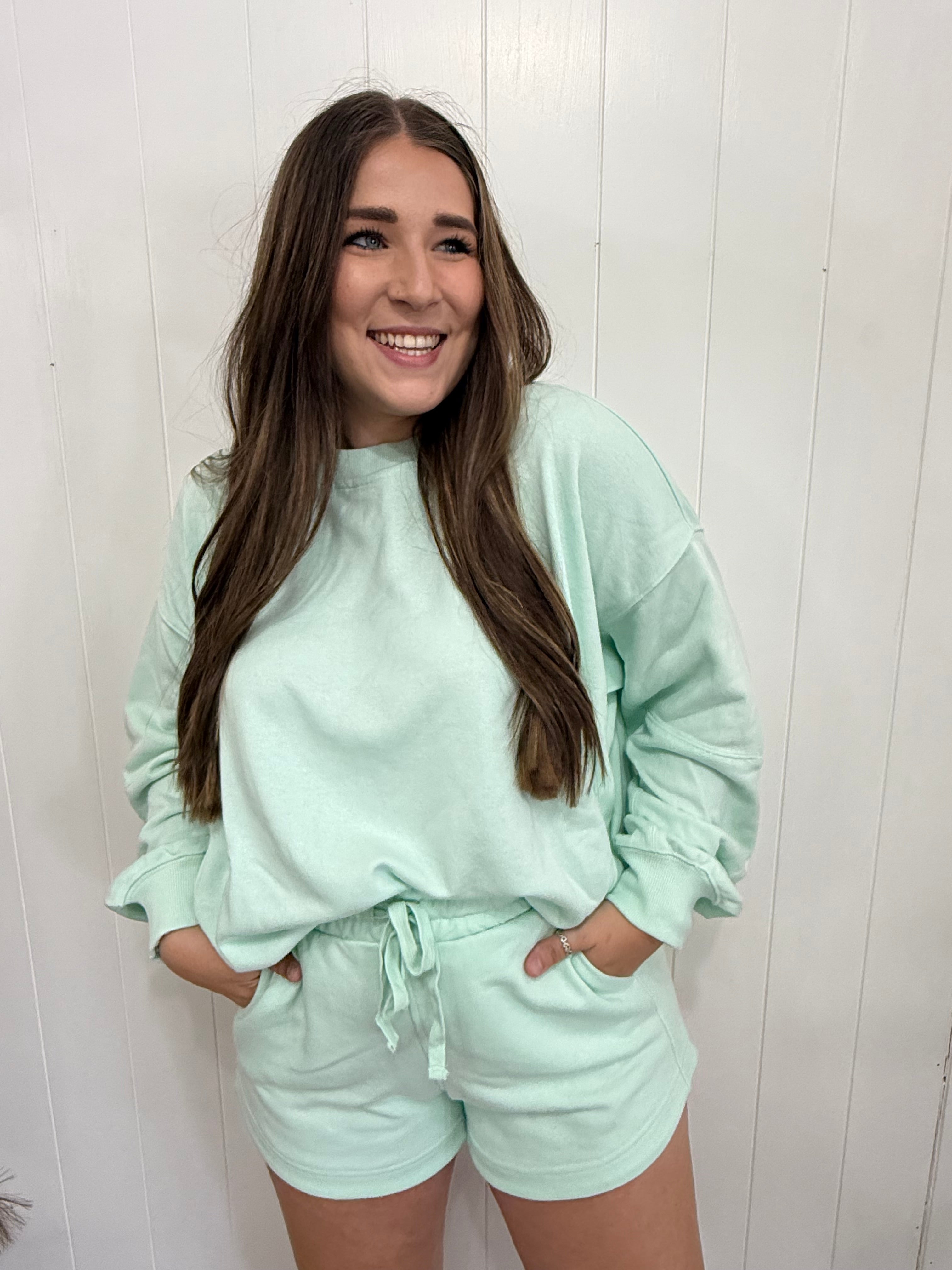 FRESH MINT TERRY SHORT
