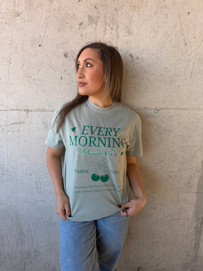 PRE-ORDER | EVERY MORNING WORSHIP CLUB T-SHIRT