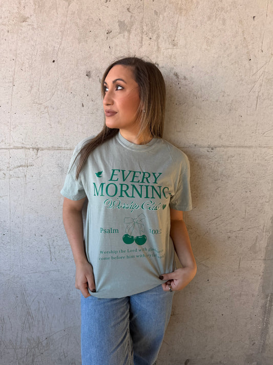 PRE-ORDER | EVERY MORNING WORSHIP CLUB T-SHIRT