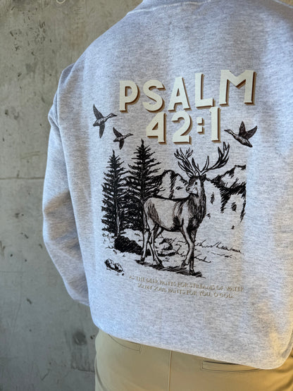 PRE-ORDER | PSALM 42:1 SWEATSHIRT