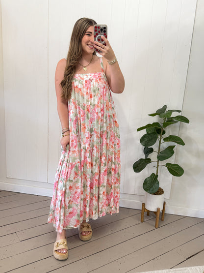 FLORAL PINK MAXI