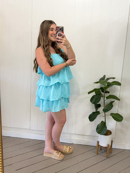SUMMER DAYS TIERED DRESS