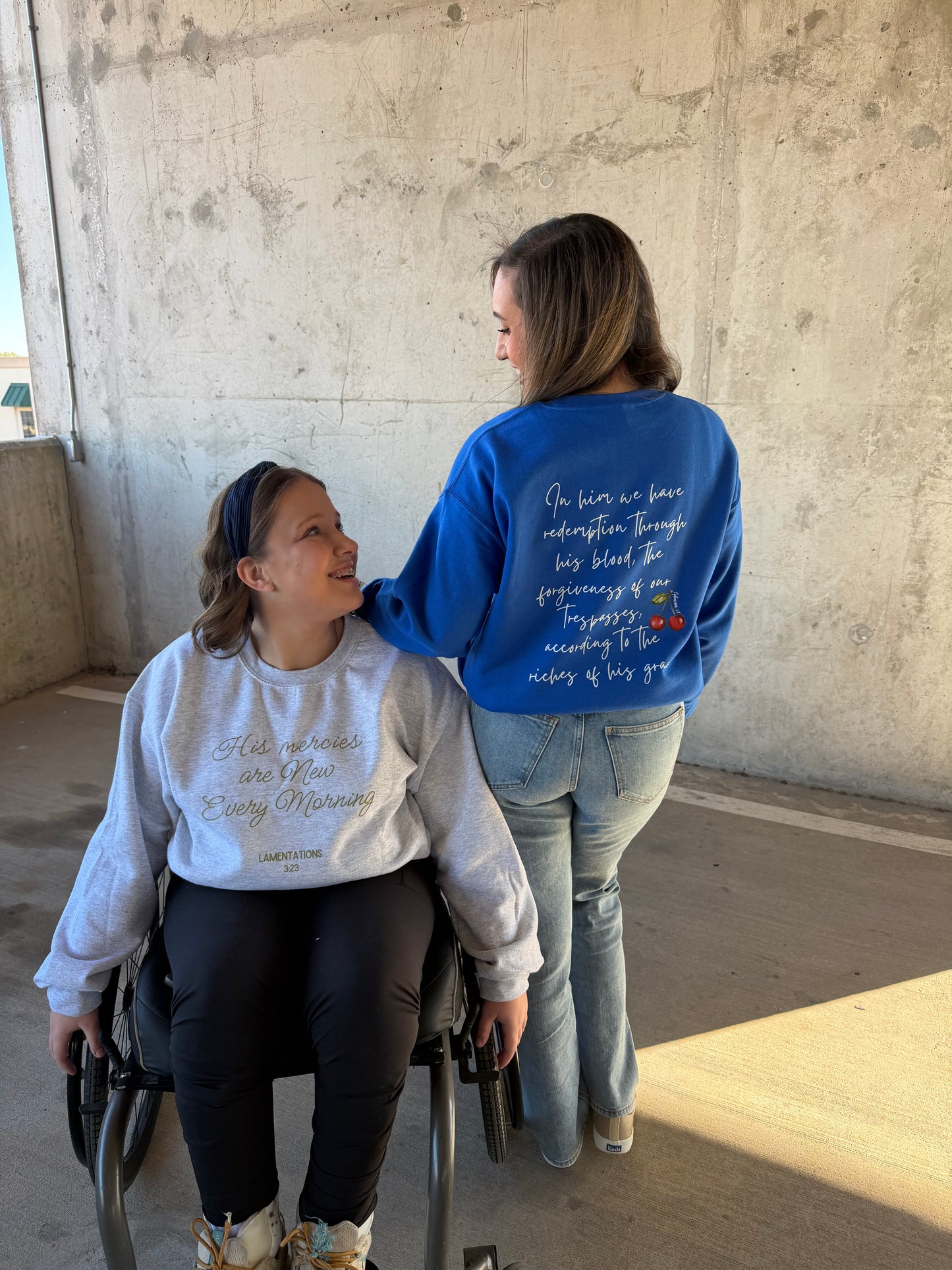 PRE-ORDER | REDEEMED BY HIS GRACE SWEATSHIRT