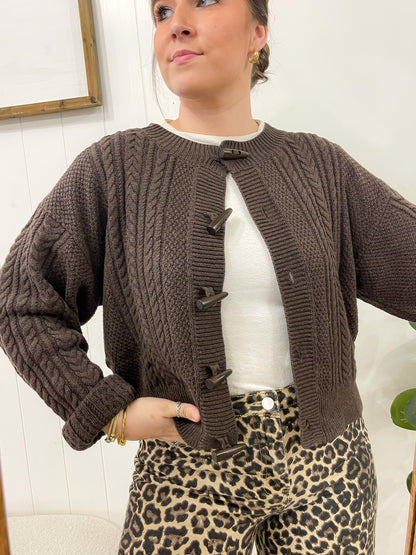 Brown Sweater Cardigan