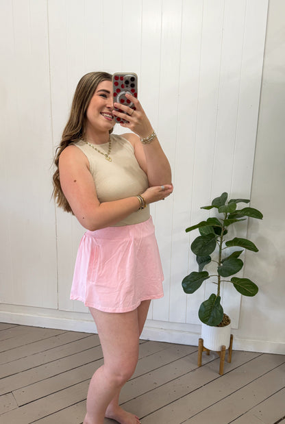 ACTIVE PINK SKORT