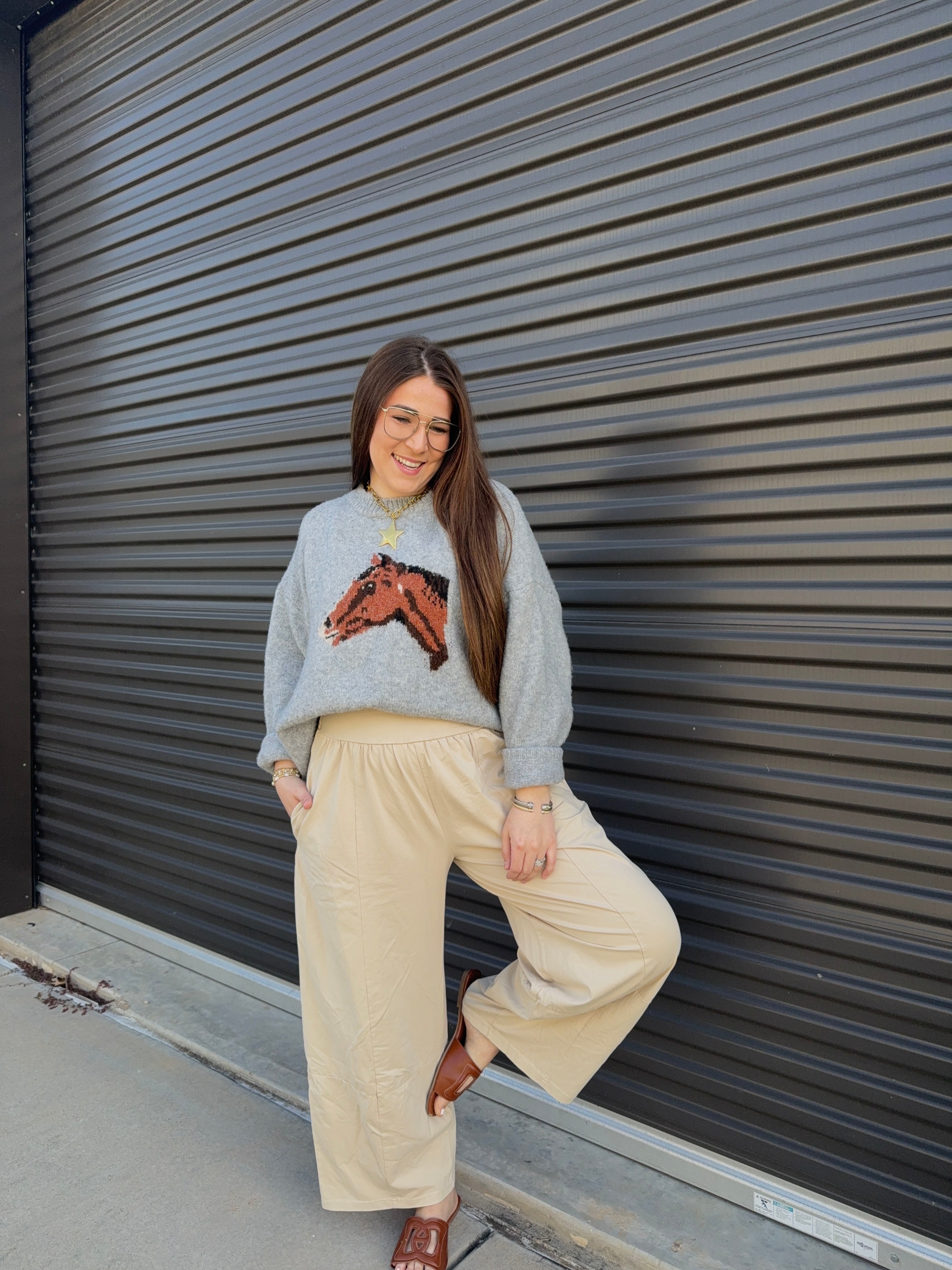 HORSE KNIT SWEATER