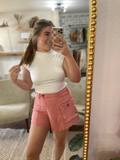 Mock Neck Knit Top