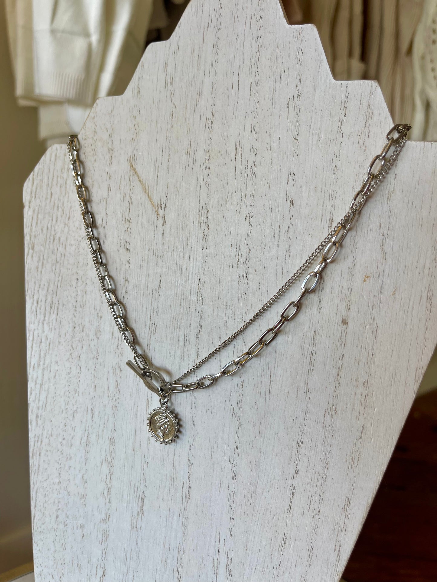 Silver Heather Necklace