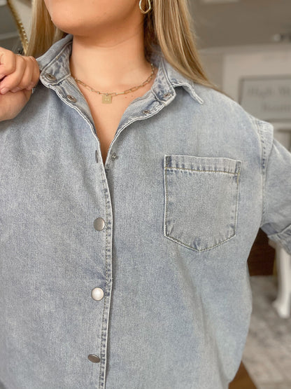 Blue Jean Romper