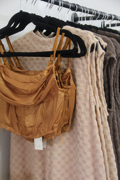 Let’s Shimmer Corset Top